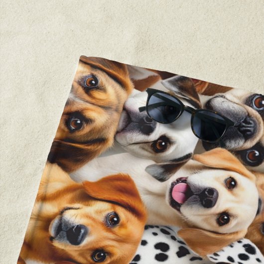 Hunderassen Strandtuch (Beispiel)