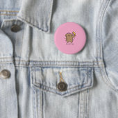 Hunderdusche Brauner Pudel Badezeit Kawaii Button (Beispiel)