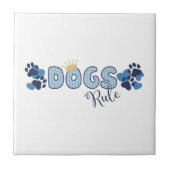 Hunderegel Fliese (Vorderseite)