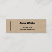 Hunderettungskraft Mini Visitenkarte (Rückseite)