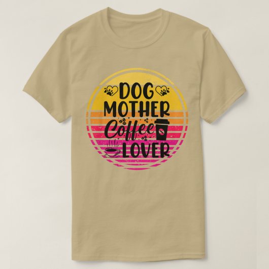 HUNDERMUTTER KAFFELOVER 1 T-Shirt (Design vorne)
