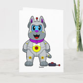 Hunderoboter Karte (Rückseite)