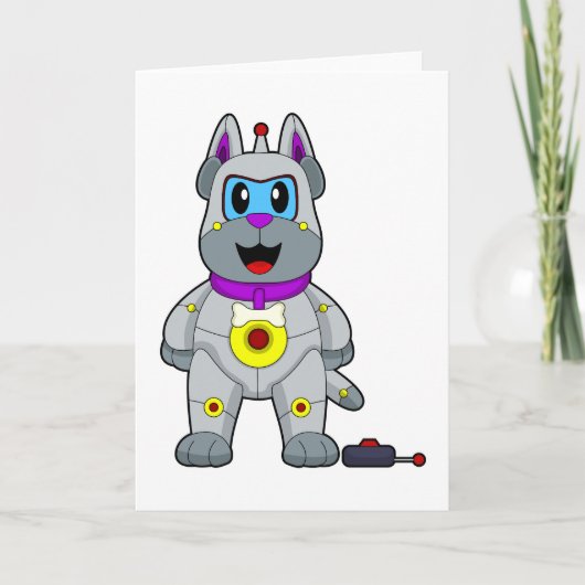 Hunderoboter Karte (Vorderseite)