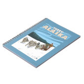 Hunderodelbahn - Curry, Alaska Notizblock (Linke Seite)