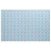 Hunderosa und blaues Tarnungs-Muster Stoff (Yard (91,4 cm))