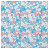 Hunderosa und blaues Tarnungs-Muster Stoff (Muster)