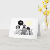 HUNDERPAKET "30." GEBURTSTAG KARTE (Gelbe Blume)