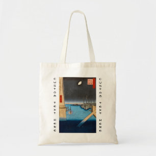 Hundert berühmte Ansichten von Edo Ando Hiroshige Tragetasche