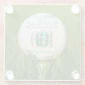 Hundert Dollar Golf Ball Glasuntersetzer (Rückseite)