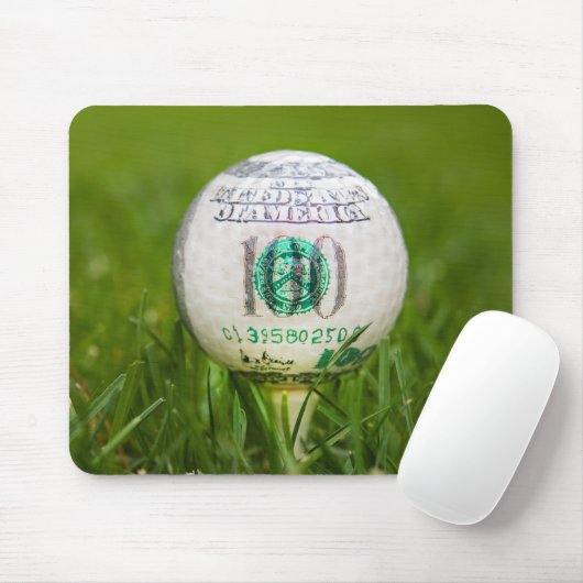 Hundert Dollar Golf Ball Mousepad (Mit Mouse)