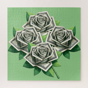 Hundert-Dollar-Scheine Origami Rosen Geldkunst  Puzzle