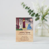 Hundert Gedichte erklärt durch die Visitenkarte (Stehend Vorderseite)