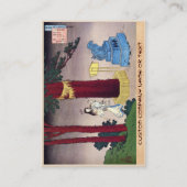 Hundert Gedichte erklärt durch die Visitenkarte (Rückseite)