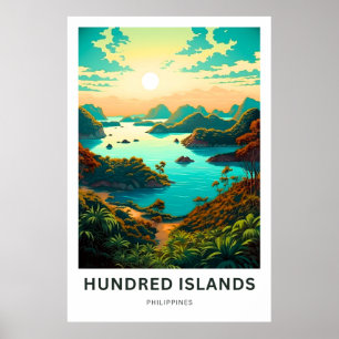 Hundert Inseln Philippinen Reisen Print Poster