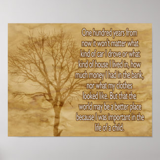 Hundert Jahre später *** Plakatart Poster