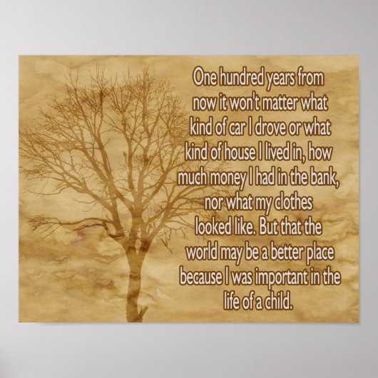 Hundert Jahre später *** Plakatart Poster (Vorne)