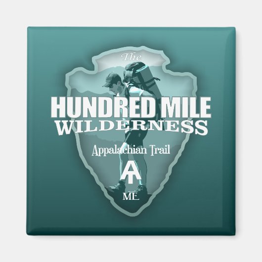 Hundert-Kilometer-Wildnis (Arrowhead T) Magnet (Vorne)