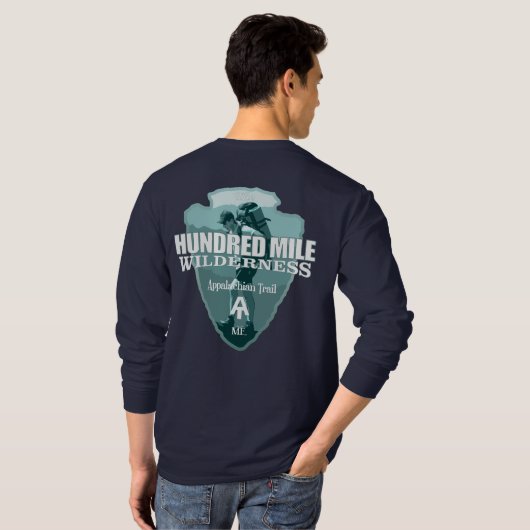 Hundert-Kilometer-Wildnis (Arrowhead T) T-Shirt (Schwarz voll)