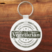 Hundert Prozent Vegetarier Schlüsselanhänger (Vorderseite)