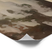 Hunderte Häuser Kayakoy Fethiye Malerei Poster (Ecke)