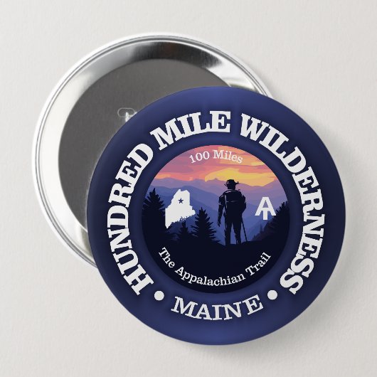 Hunderte Mile Wilderness (rd2) Button (Vorne & Hinten)