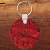 Hunderte schöne Rote Rosen Schlüsselanhänger (Vorderseite)