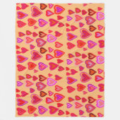Hundertherzen Fleece Blanket (Vorderseite)