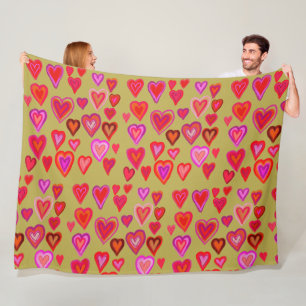 Hundertherzen Fleece Blanket