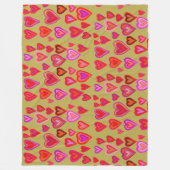 Hundertherzen Fleece Blanket (Vorderseite)