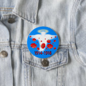 Hundertjahrfeier des Endes des Ersten Weltkriegs Button (Beispiel)