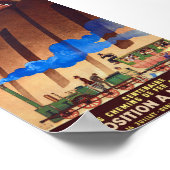 Hundertjähriges Poster der Deutschen Eisenbahn 19 (Ecke)