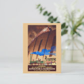 Hundertjähriges Poster der Deutschen Eisenbahn 19 Postkarte (Stehend Vorderseite)