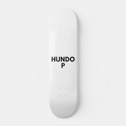 Hundertstel Skateboard (Vorderseite)