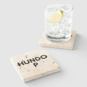 Hundertstel Steinuntersetzer (Seitenansicht)