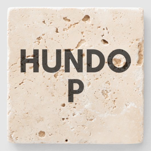 Hundertstel Steinuntersetzer (Vorderseite)