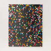 Hunderttausende schwarze Streuung Puzzle (Vertikal)