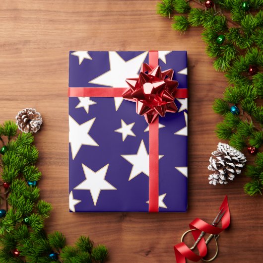 Hunderttausende Sterne Geschenkpapier (Feiertagsgeschenk)