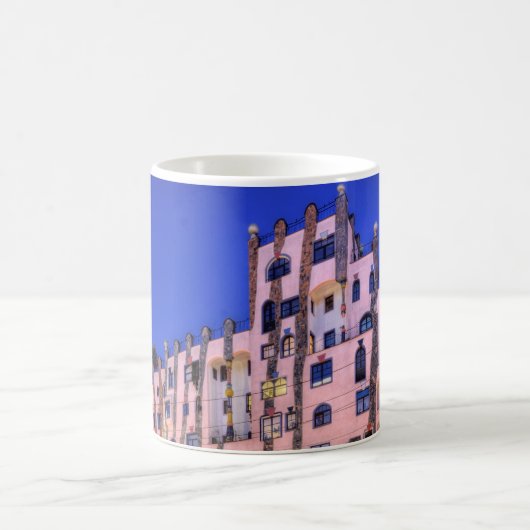 Hundertwasser in Magdeburg-Foto Kaffeetasse (Mittel)