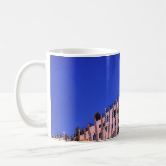 Hundertwasser in Magdeburg-Foto Kaffeetasse (Links)