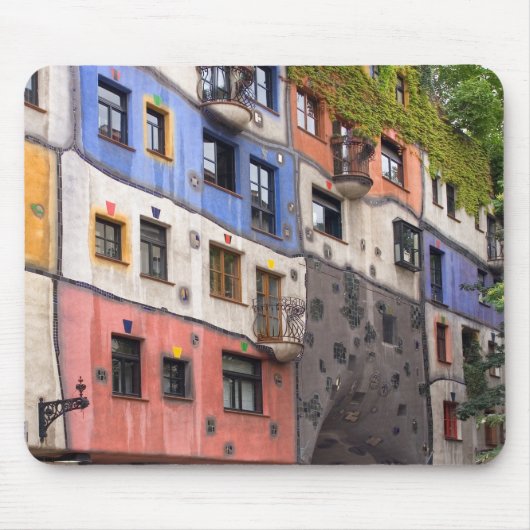 Hundertwasser in Wien-Foto Mousepad (Vorne)