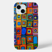 Hundertwasser Inspirierte dynamische Plätze Case-Mate iPhone Hülle (Rückseite)