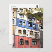 Hundertwasserhaus Wien-Foto Postkarte (Vorne/Hinten)