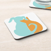 Hundes Lover Hard Plastic Untersetzer (Linke Seite)