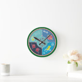 Hundesachen Runde Wanduhr (Zuhause)