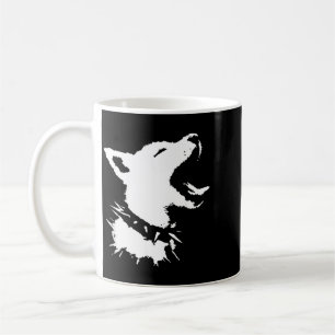 Hundeschädel-Punk Y2k Süßer Gruseliger Welpe Goth Kaffeetasse