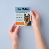 Hundeschäfte Hund Walker Hundeschlittendienst Flyer (Gruppe)