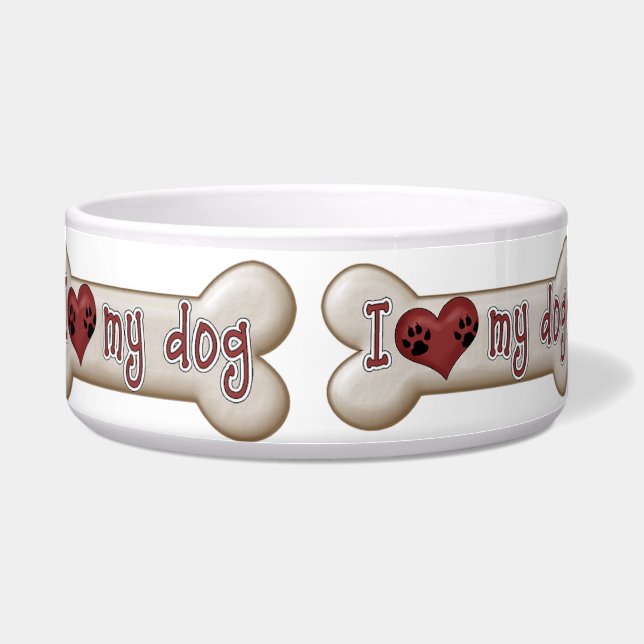 Hundeschale Napf (Vorderseite)