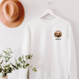 Hundeschalter mit kleinem Foto mit benutzerdefinie Sweatshirt