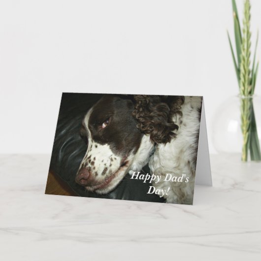 Hundeschartkarte des Vaters Karte (Vorderseite)