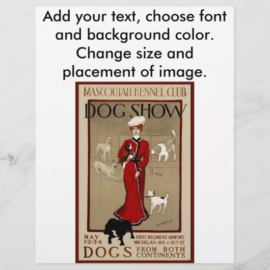 Hundeschau Flyer (Vorne)